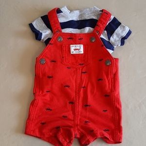 ⭐3/$15⭐ EUC Carter's shortie set